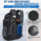 IGOLUMON Hiking Backpack 40L Packable Lightweight Camping Backpack Men Women - Image 3