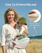 Baby Carrier Newborn to Toddler, 6-in-1 Baby Carrier, Adjustable Detachable - Image 5