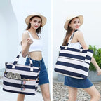 Beach Pool Bags Tote for Women Ladies Large Gym Tote Carry On Bag - Image 2