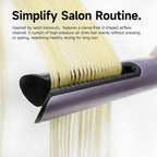 JELLYFISH Air Gap Dryer, Blow Dryer Brush Alternative for Long Hair, Clamp-Free Blowout Styler, Hair Dryer Brush–Inspired Design, Gentle Blow Dry,Air Styling for Healthy Smooth Blowouts,Types 1A–2A