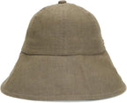 Linen Victorian Bonnet Hat Sun Cap, Foldable Summer Visor | New Katy - Image 3