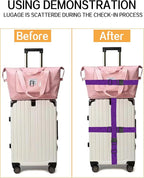Luggage Straps for Suitcases, Adjustable Travel Belt, Durable Wide Luggage Strap - Image 3