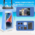 Large Waterproof Phone Pouch, Floating Waterproof Bag, IPX8 Dry Bag - Image 3
