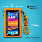 Waterproof Phone Pouch w/Long Lanyard | IPX8 Adventure Grade Cellphone Dry Bag - Image 6