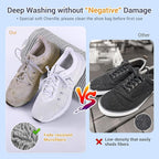 Shoe Washing Machine Bag with 2 Mesh Pockets, One-Step Shoe Laundry Bag - Image 5