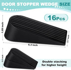 Frienda 16 Pack Large Door Stoppers Heavy Duty Rubber Stopper - Image 2
