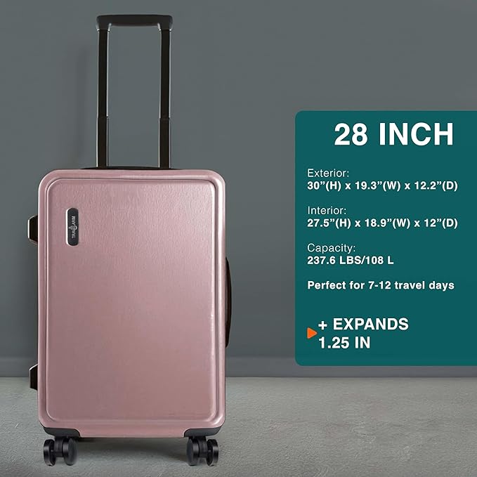 Luggage Sets 2 Piece, 24 Inch Suitcase and 28 Inch Luggage - Image 3