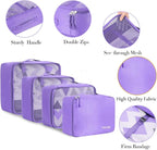BAGAIL 8 Set Packing Cubes Luggage Packing Organizers - Image 4
