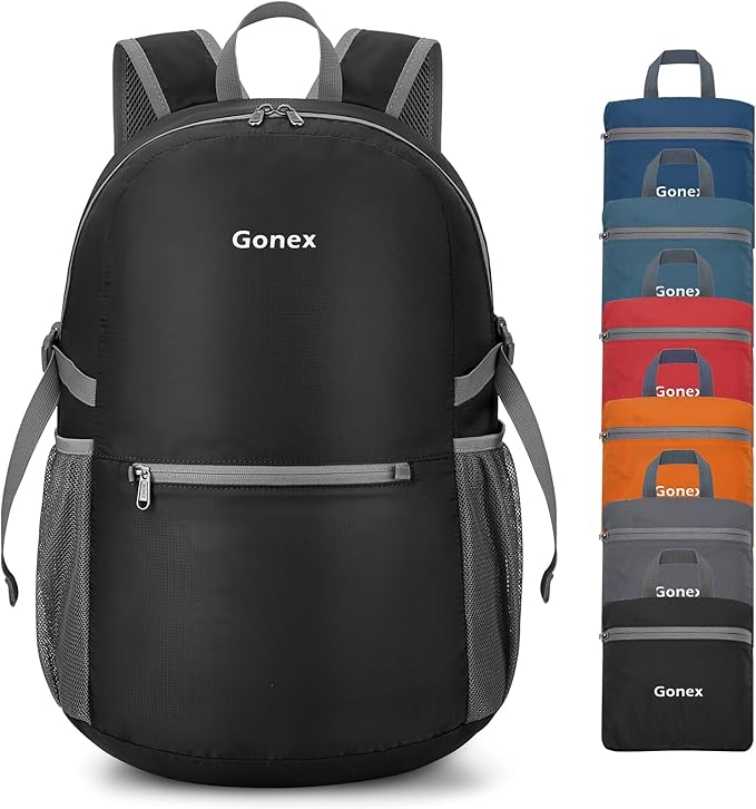 Gonex 30L Ultra Lightweight Packable Backpack, Handy Foldable Daypack by Gonex