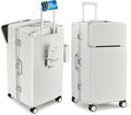 feilario 30in Super Large Captain Aluminum Frame Hardside Spinner Wheels Luggage by feilario