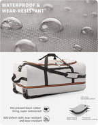 CONTAIL 32”110L Expandable 140L Rolling Duffle Bag - Image 9