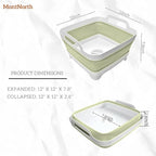 Collapsible Wash Basin 9L, Foldable Dish Tub - Image 2