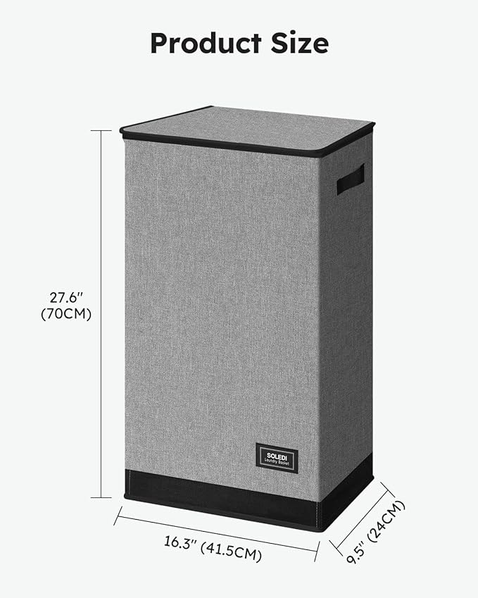 SOLEDI Slim Laundry Hamper - Image 6