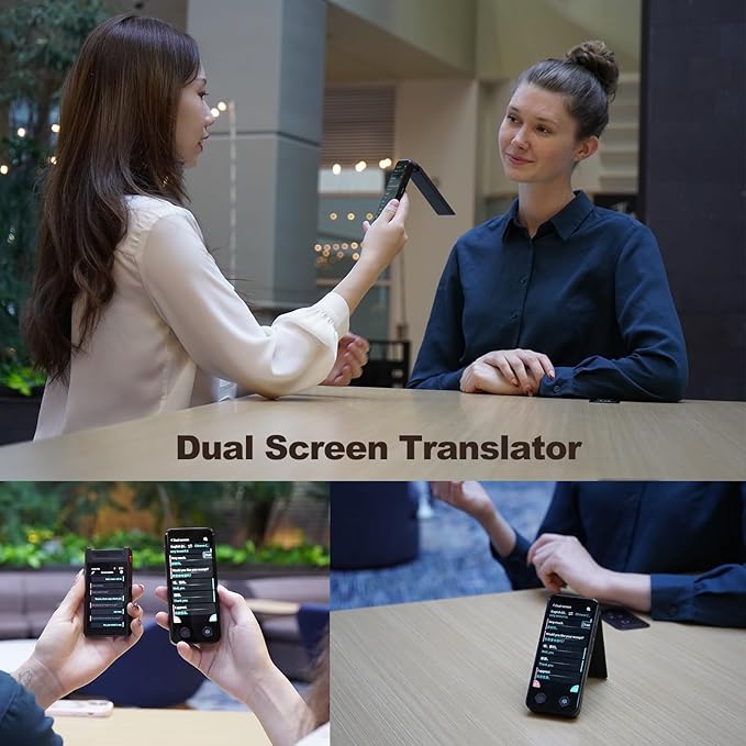iTour D-pro Language Translator Device, Realtime Detachable Dual Screen AI - Image 9