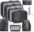 9 Set Packing Cubes for Suitcases, Aydicon Travel Luggage Packing Organizers by Unknown