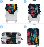 Luggage Cover Washable Suitcase Protector Anti-scratch Suitcase cover Fits - Image 4