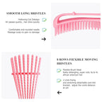 URTHEONE Detangling Hair Brush,Hair Detangler Brush and Wide Tooth Comb Set for Black Natural Curly Wet Dry Thick Straight Long Hair, Afro American Type 3a-4c