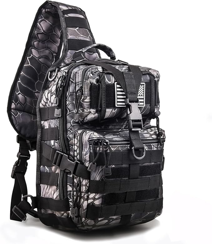 hopopower Tactical Sling Bag Pack Military Rover Shoulder Backpack EDC Assault by Hopopower