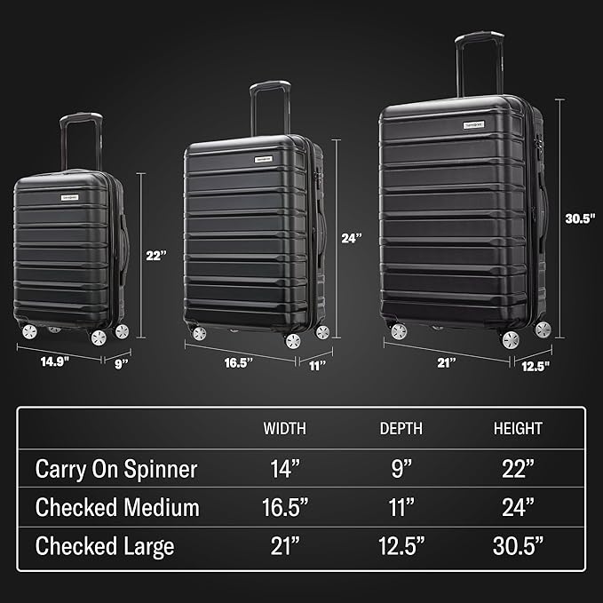 Samsonite Omni 2 Hardside Expandable Luggage - Image 9