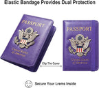 Passport Holder for Travel Passport Cover for Men Passport Wallet Case - Image 5