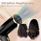 Nicebay Ionic Hair Dryer with diffuser for Curly Hair,1600W &110000RPM High-Speed Brushless Motor for Fast Drying,Professional Blow Dryer for Women,Low Noise,Lightweight,Lock Function,Travel HomeSalon
