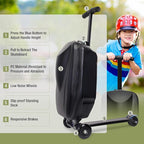 20" Scooter Suitcase for Kids, 2-in-1 Ride On Luggage - Image 5
