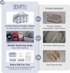BOYATU Makeup Bag Travel Cosmetic Bag: 3 Pcs Set Portable Make up Bags - Image 2