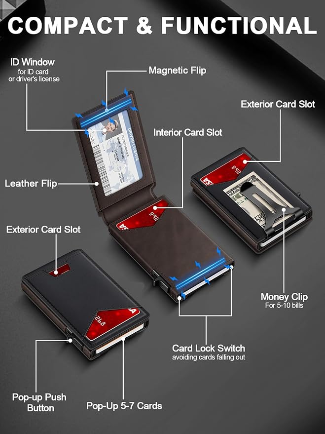 Wallet for Men RFID Wallet - Image 7