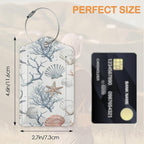 Tropical Seashells Summer 3 Pack Luggage Tags - Image 2