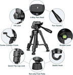 JOILCAN Mini Tripod for Camera, Portable Travel Tripod w/Phone & Tablet Holder - Image 8