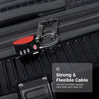 pack all TSA Approved Cable Luggage Locks, 3 Digit Combination Padlocks - Image 3