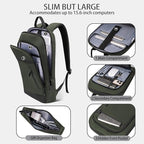 Business Backpack for Men Lightweight Commute Laptop Backpack Anti-Theft Water - Image 4