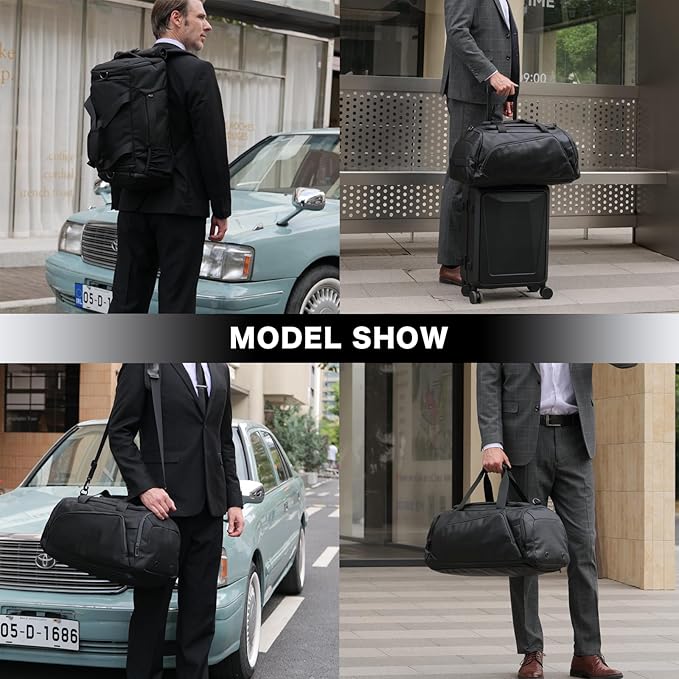 40L Travel Duffle Bag, 4-in-1 Large Gym Bag - Image 7