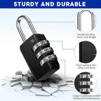 Chumia 50 Pack 3 Digit Combination Lock Small Combo Locks Waterproof Luggage - Image 3