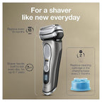 Braun Electric Razor for Men, Series 9 Pro 9465cc Wet & Dry Electric Foil Shaver - Image 5