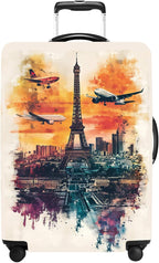 Luggage Cover Washable Suitcase Protector Anti-scratch Suitcase cover Fits by THISFIND