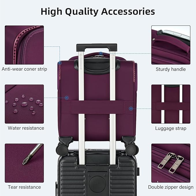 16 Inch Underseat Carry On Luggage - Image 7