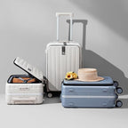 Hanke 20 Inch Carry On Suitcase PC Hardshell Luggage Top Open Aluminum Frame - Image 9