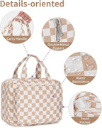 Narwey Hanging Toiletry Bag for Women Travel Makeup Bag Organizer Toiletries - Image 5