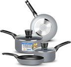SereneLife Kitchenware Pots & Pans Basic Kitchen Cookware, Heat Resistant by SereneLife
