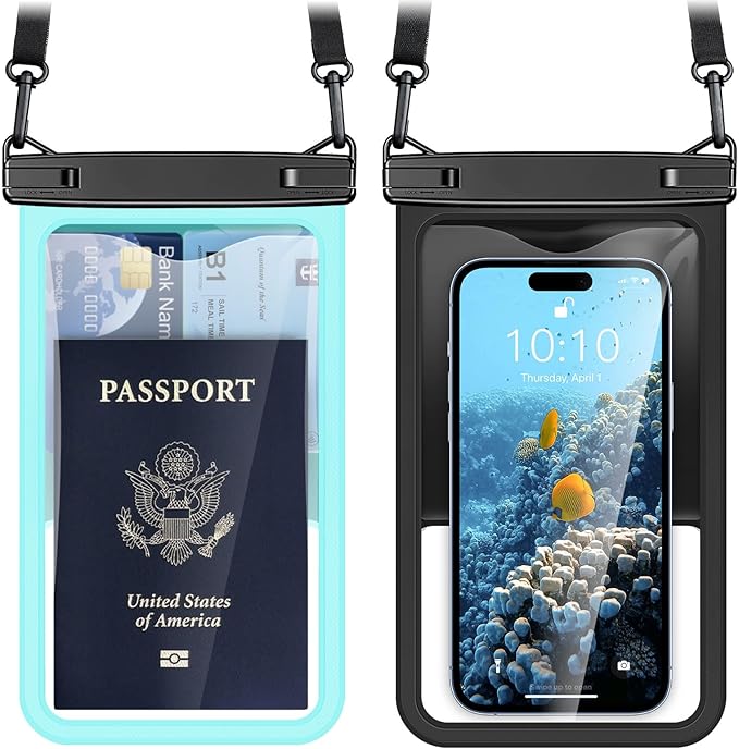 [Up to 8.5" Waterproof Phone Pouch by PEORSEFI