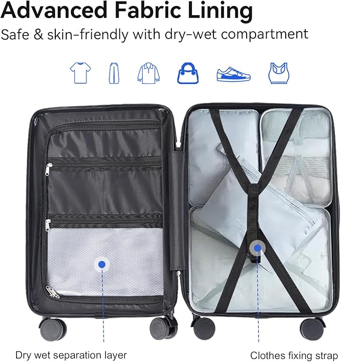 SOKOK Front Pocket Luggage Carry On - Image 6
