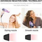 PARWIN PRO BEAUTY Hair Styling Set Valentine Gift - 1875w Professional Hair Dryer - 1 Inch Titanium Curling Iron- 1 Inch Anti-Static Hair Straightener- Negative Ionic Technology - Pack of 3
