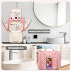 Travel Toiletry Bag for Women, Hanging Toiletry Bag, Bathroom Bag Portable - Image 8