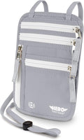 HERO Neck Wallet, RFID Blocking Passport Holder by HeroTravelSupply