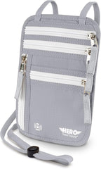 HERO Neck Wallet, RFID Blocking Passport Holder by HeroTravelSupply