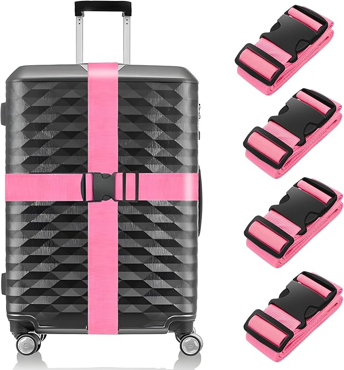 BILIONE Luggage Straps, TSA Approved Add a Bag Premium Accessory by BILIONE
