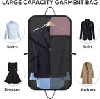 BALEINE Foldable Garment Bags For Travel, Carry On Garment Bags for Hanging - Image 5
