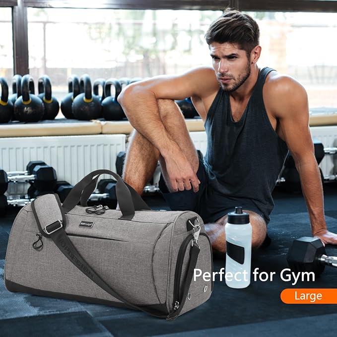 TOPDesign Gym Bag for Women & Men, Unisex Duffel Bag - Image 2