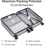 KYME Suitcases with Wheels Hardshell 26 Inch Luggage with TSA Lock Durable - Image 3